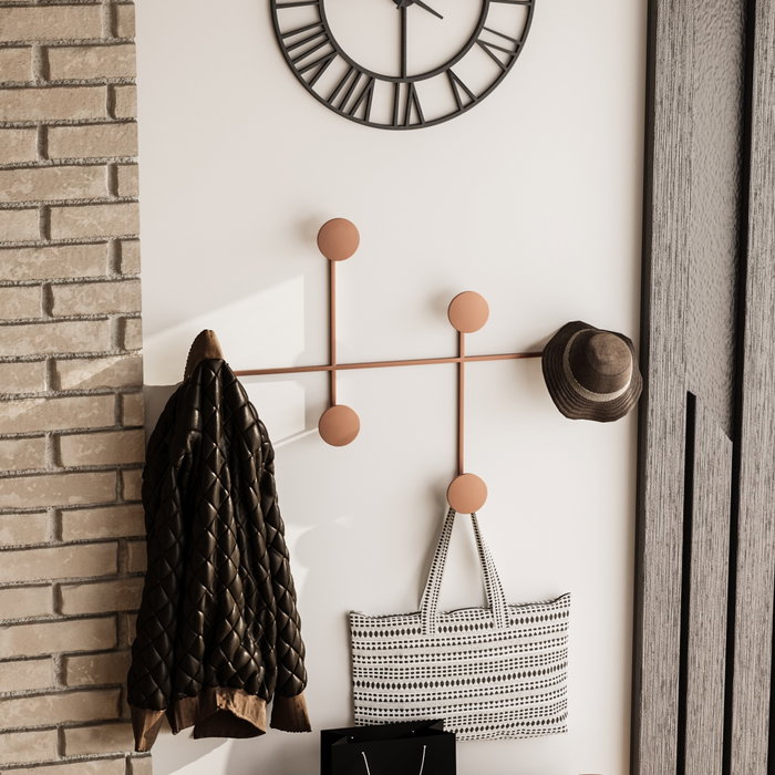 Wallity Dama-C Gancho de Pared de Metal Cobrizo Wallity Dama-C Gancho de Pared de Metal Cobrizo